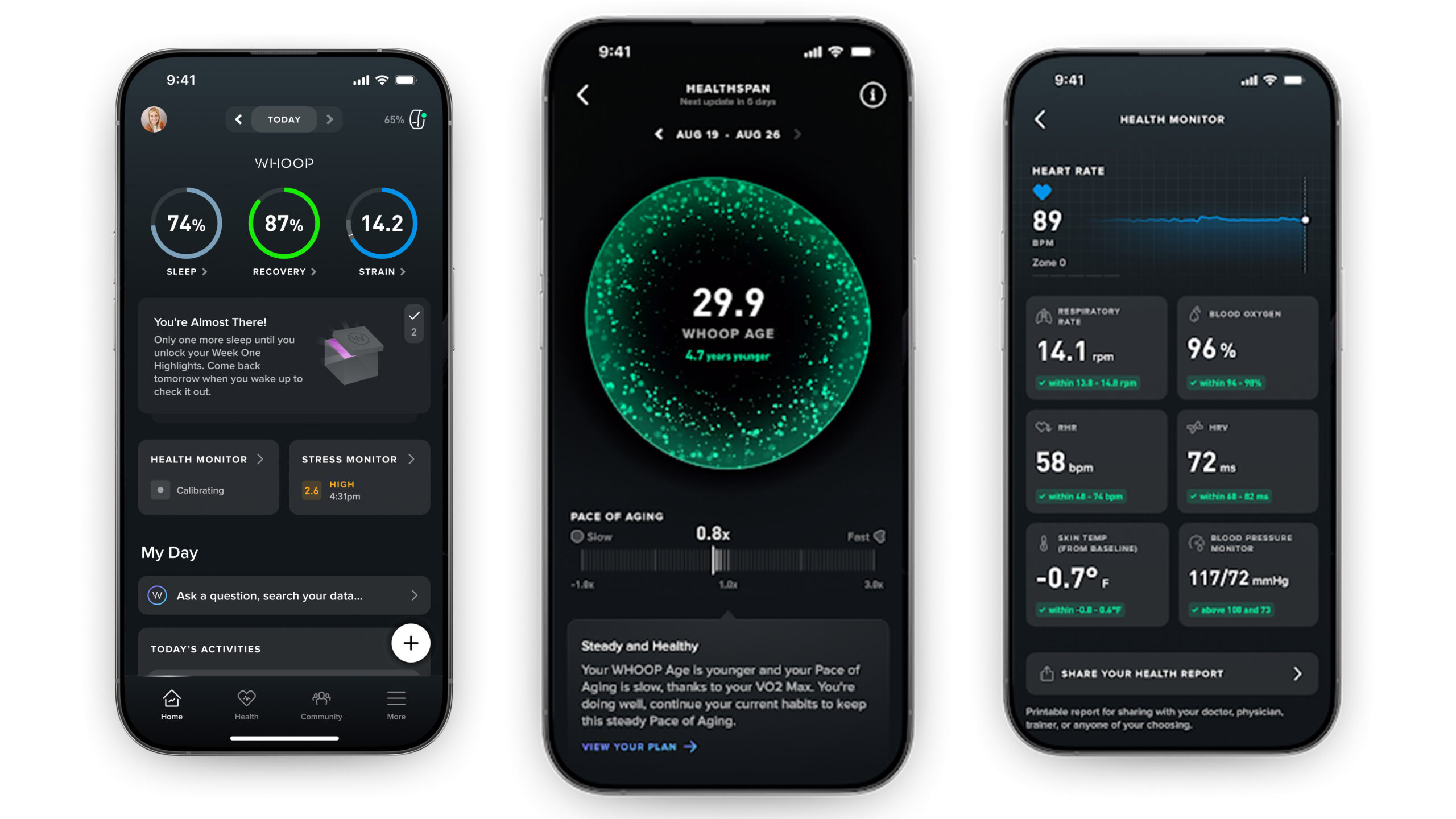 Whoop Launch app features Whoop Launch app features