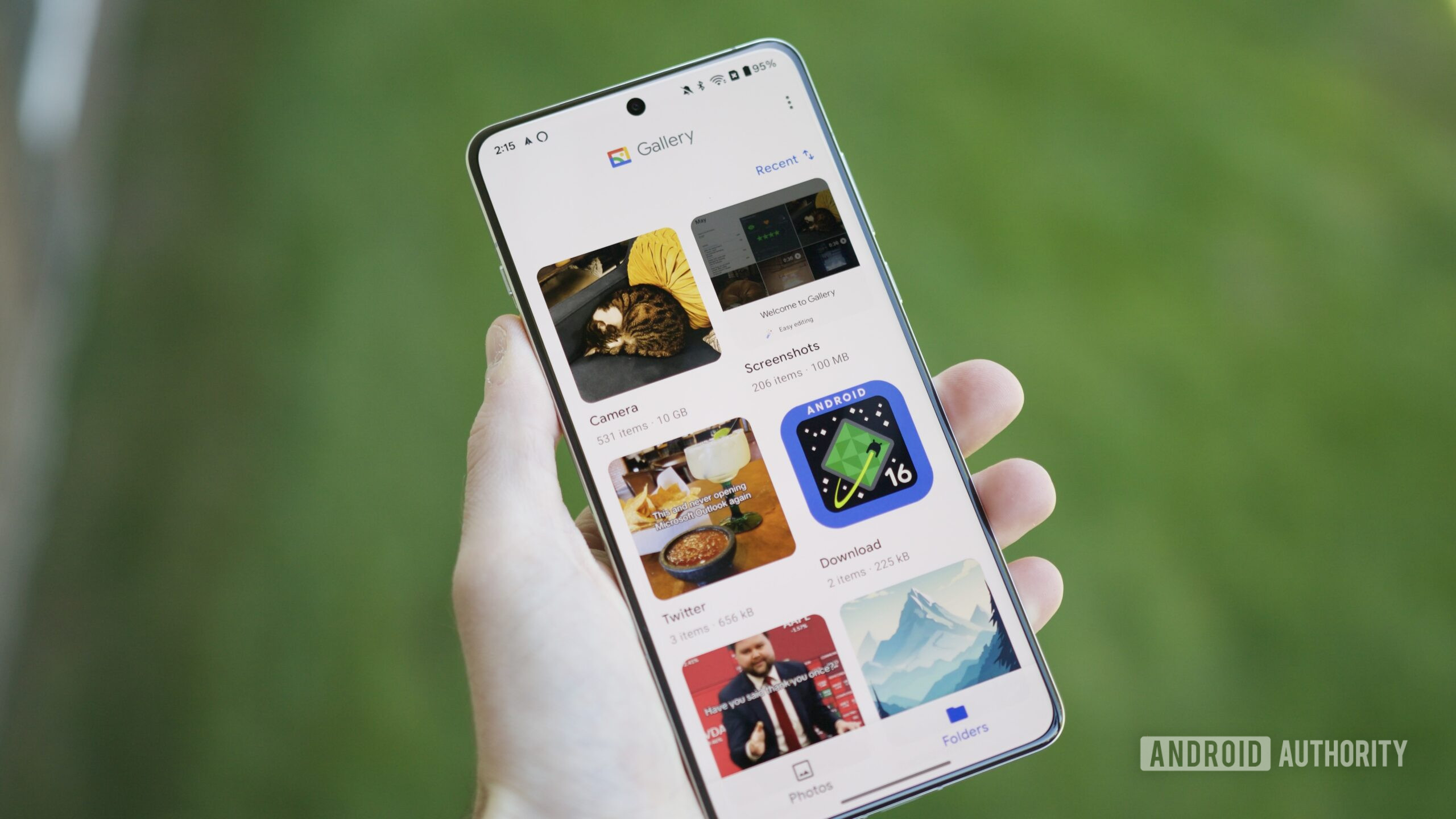 google gallery app hands on 3 The Google Gallery app running on an Android phone.