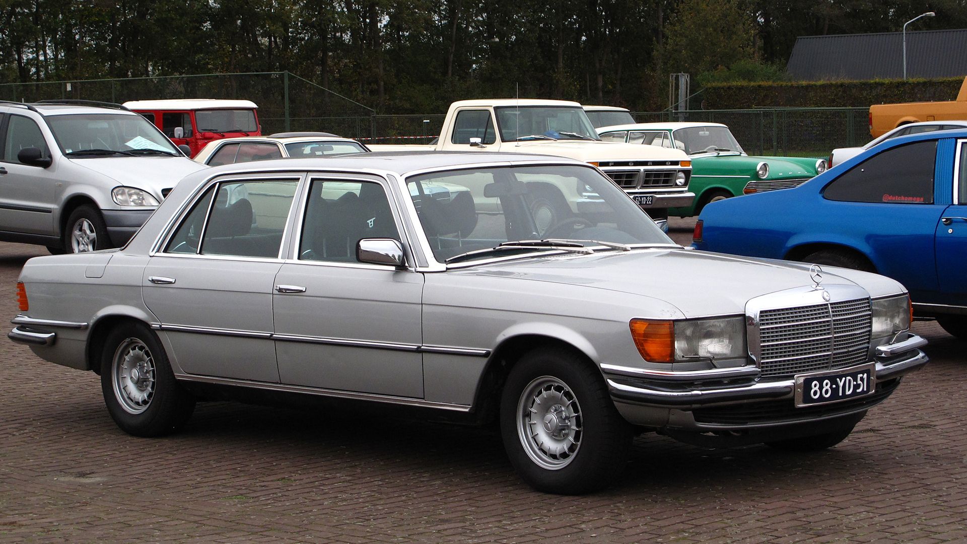 Parked Mercedes-Benz 450SEL 6.9 