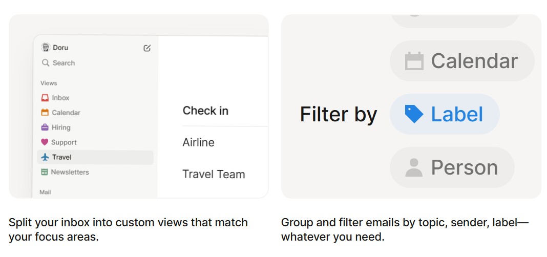 Notion Mail screenshot Notion Mail screenshot