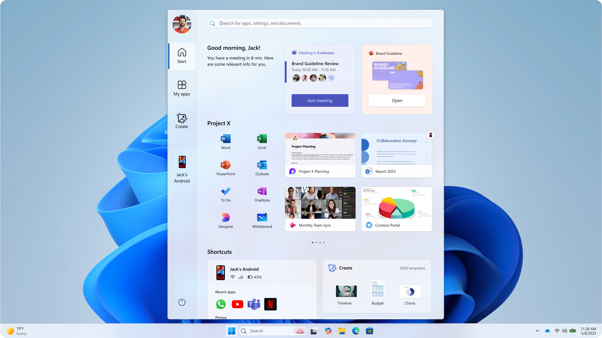 Windows 11 Start Menu Redesign Concepts 2025: Way too busy and cluttered layout