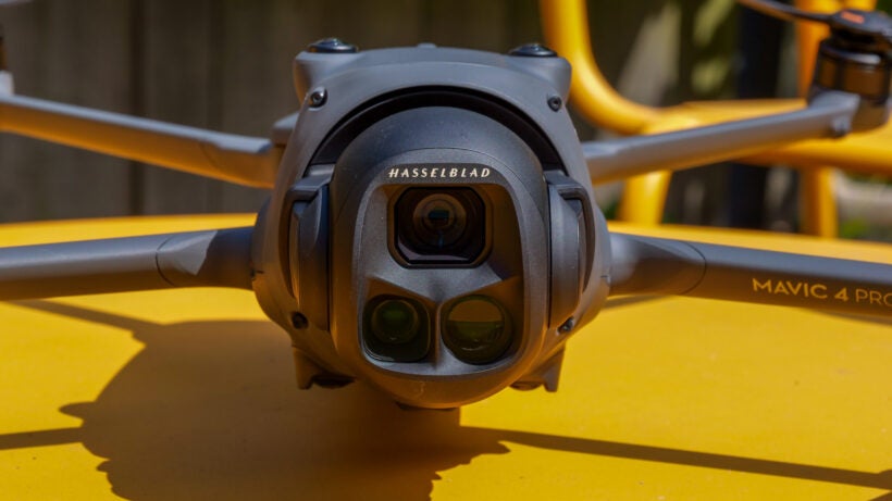 dji mavic 4 pro camera close-up 2