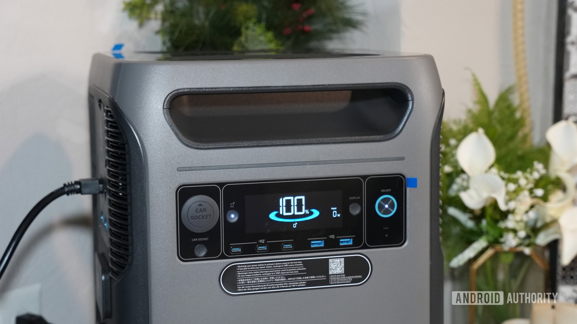 Anker SOLIX F3800 Plus 100 percent Anker SOLIX F3800 Plus 100 percent