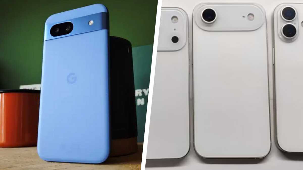 Pixel 8a versus iPhone 17 Air