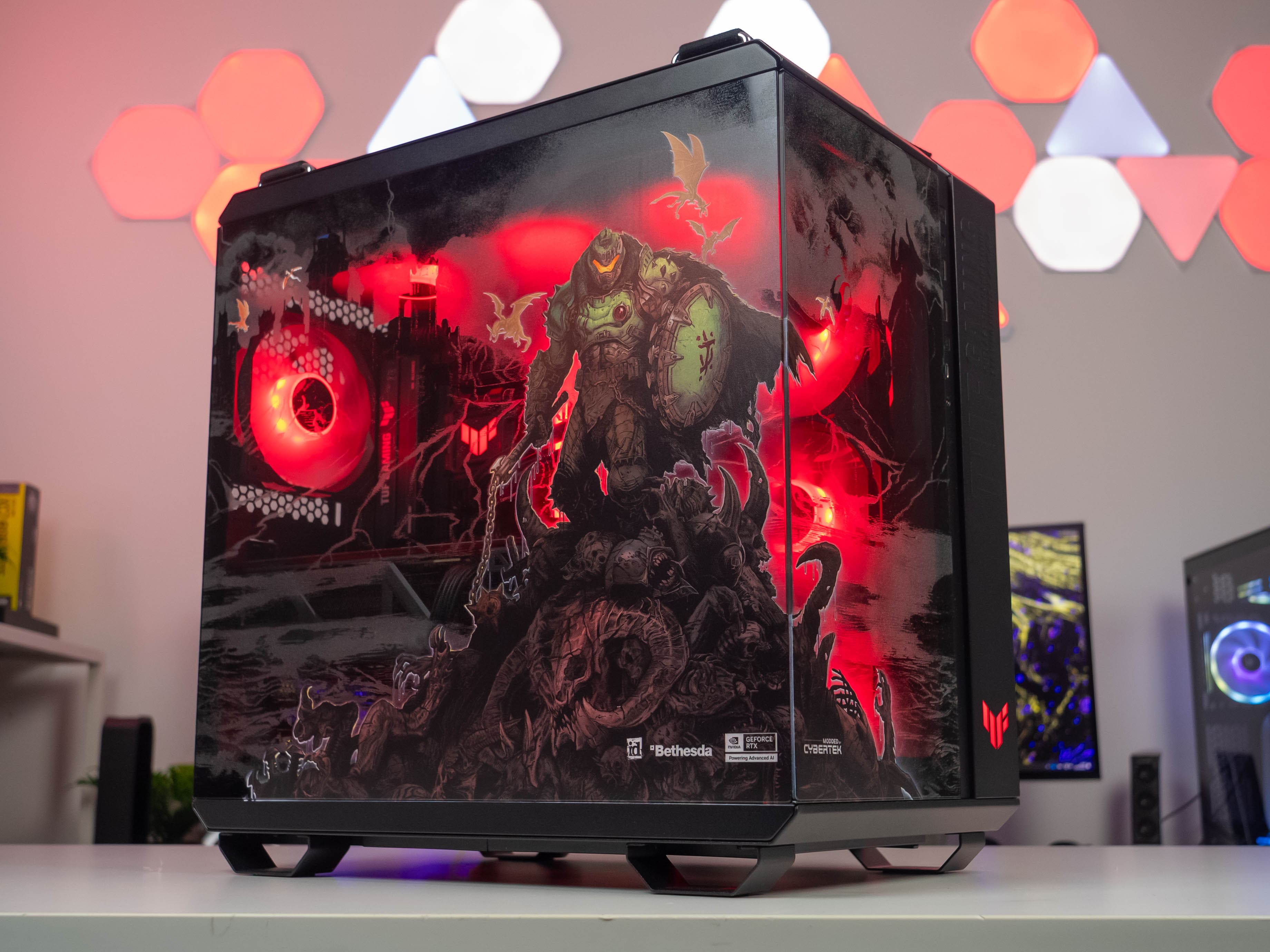 DOOM: The Dark Ages-themed PCs, laptops, and GPUs.