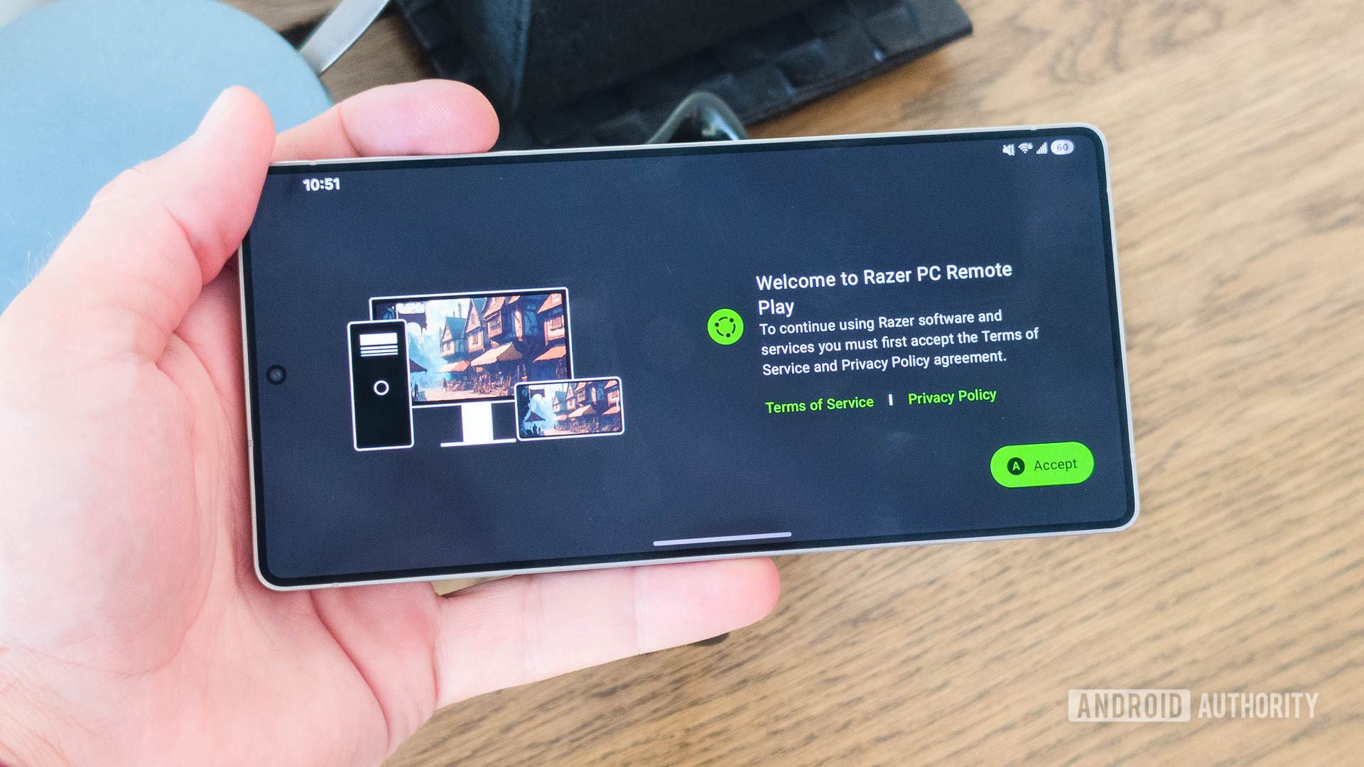 Razer PC Remote Play Setup Screen Razer PC Remote Play Setup Screen