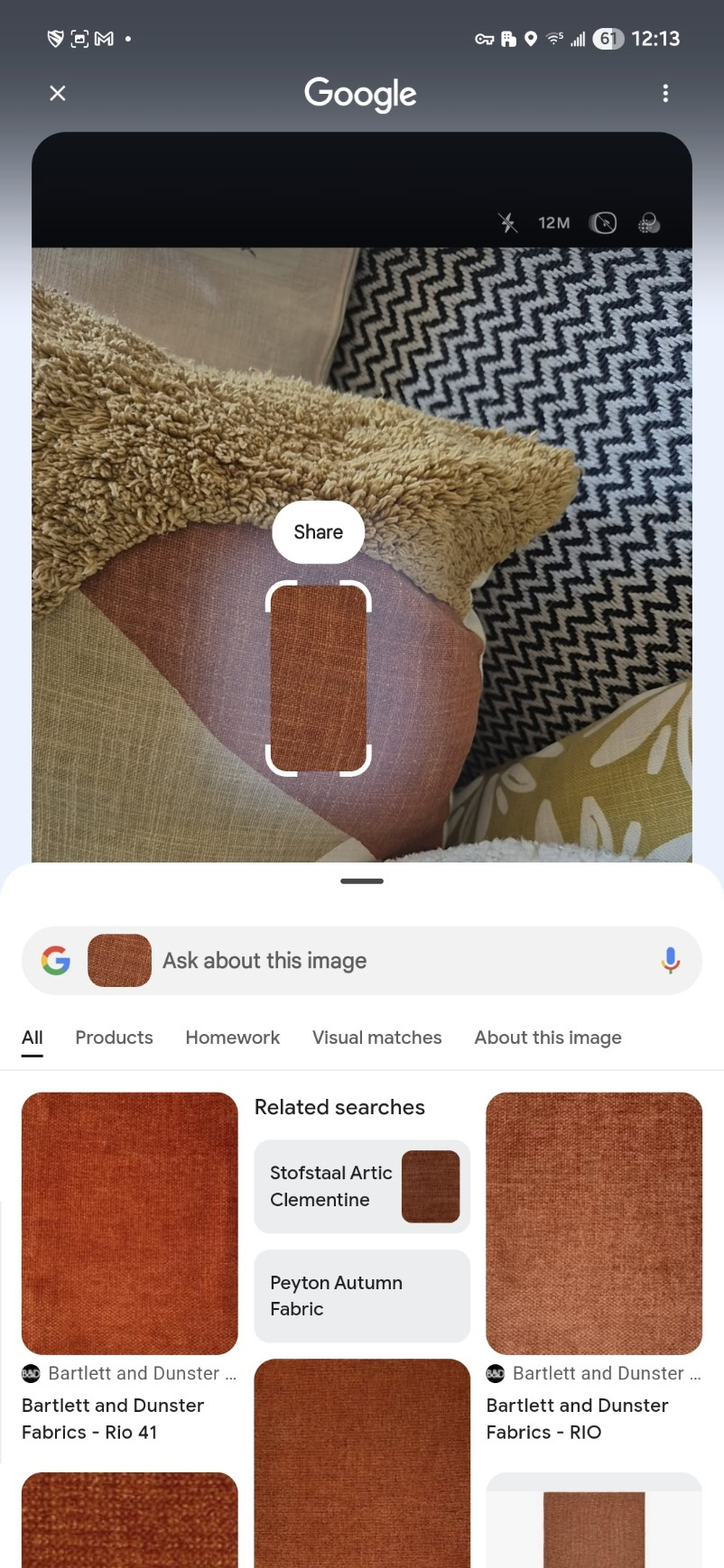 circle to search real world camera color test 2