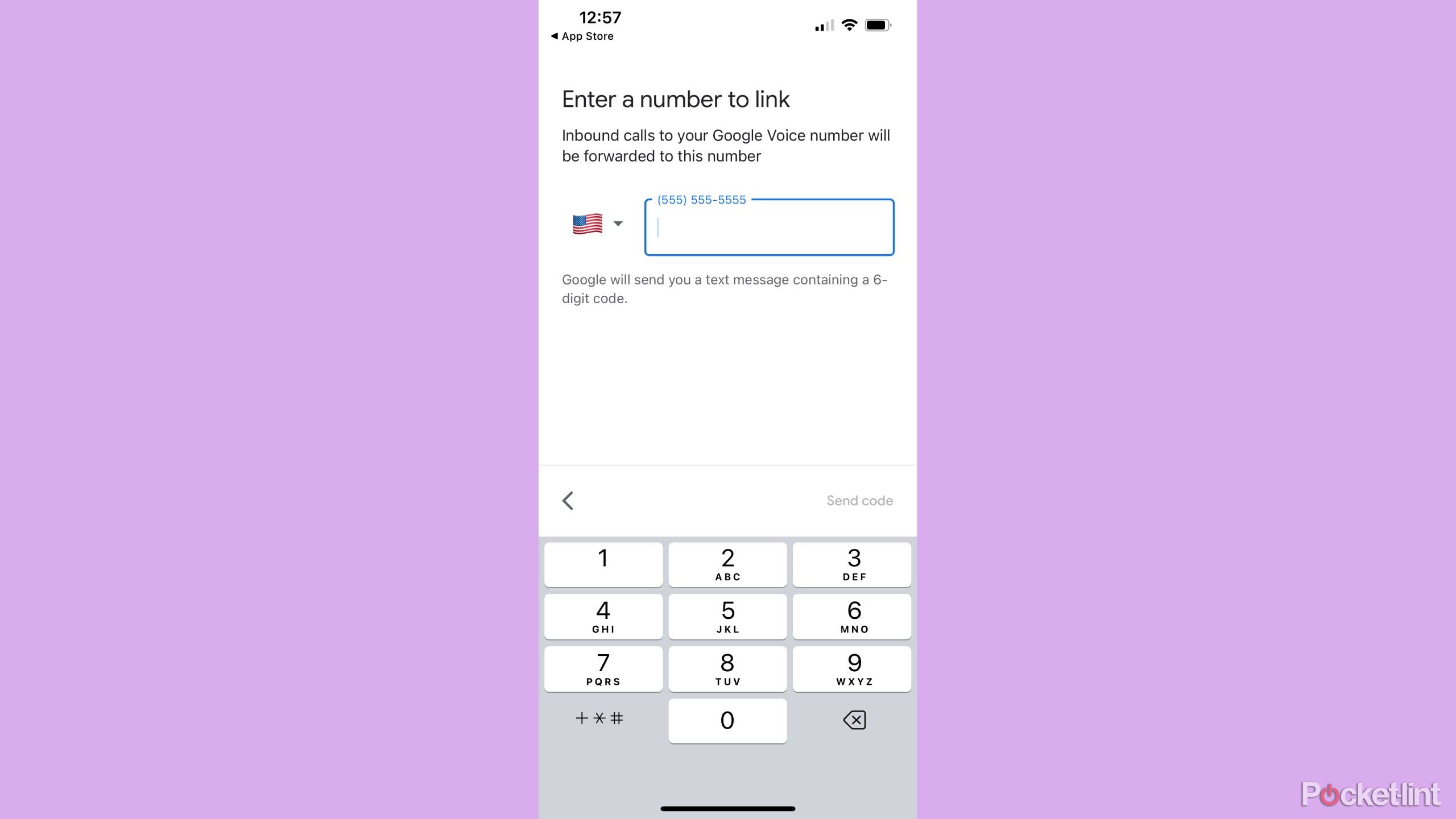 google voice pick a number