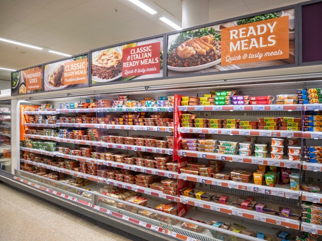 Ready meals inside Sainsbury's supermarket, UK. (Photo by: Alex Segre/UCG/Universal Images Group via Getty Images)
