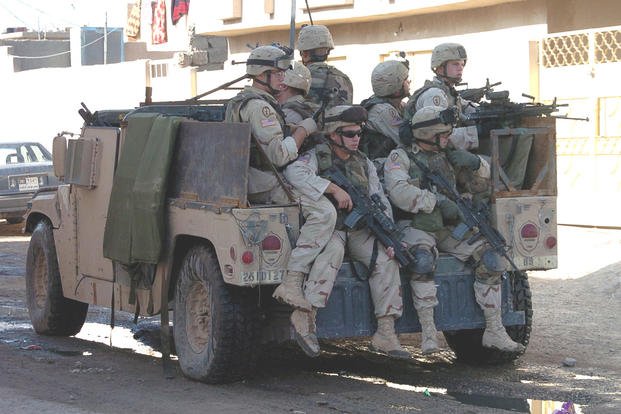 The Humvee wasn’t exactly a spring chicken when it kicked off the invasion of Iraq. (Photo by Sgt. Sean Kimmons) The Humvee wasn’t exactly a spring chicken when it kicked off the invasion of Iraq.