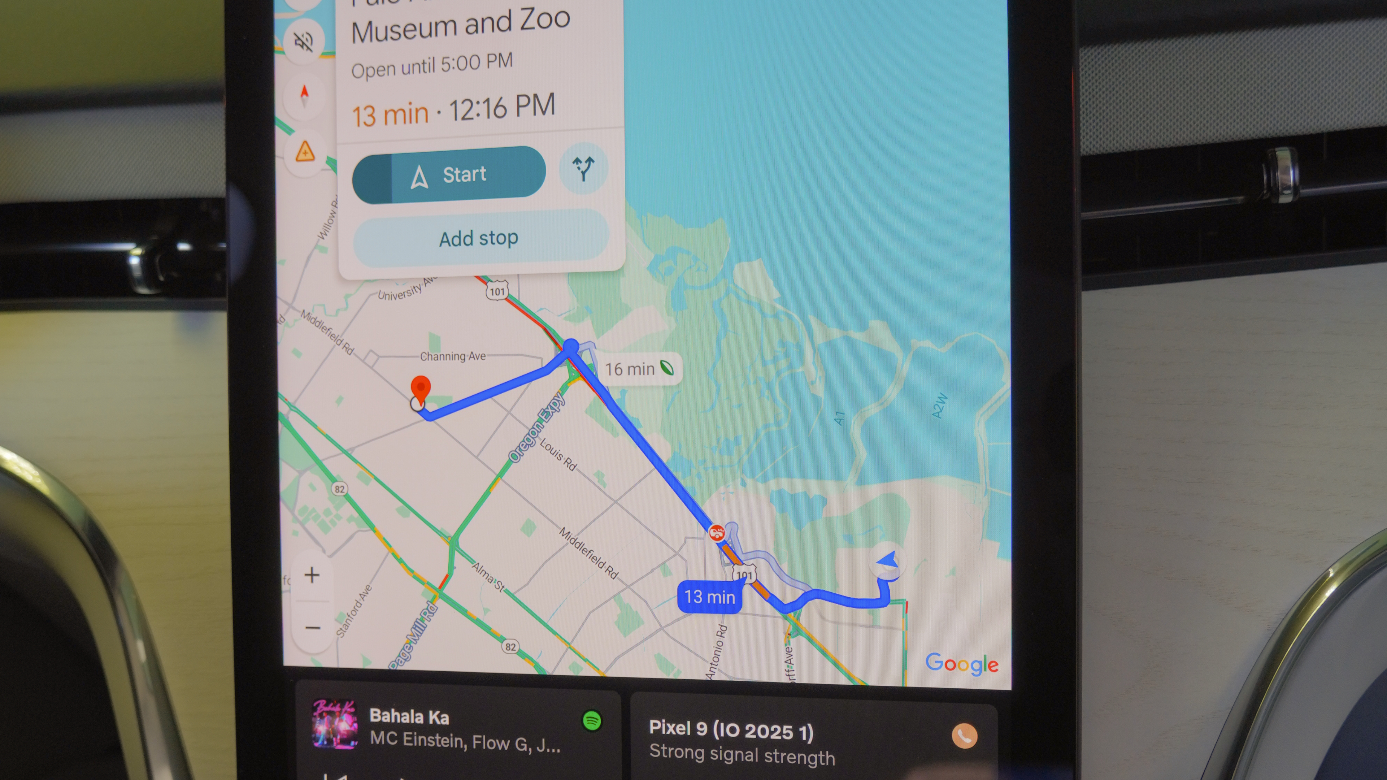 Gemini on a car with Google Built-in a.k.a. Android Automotive