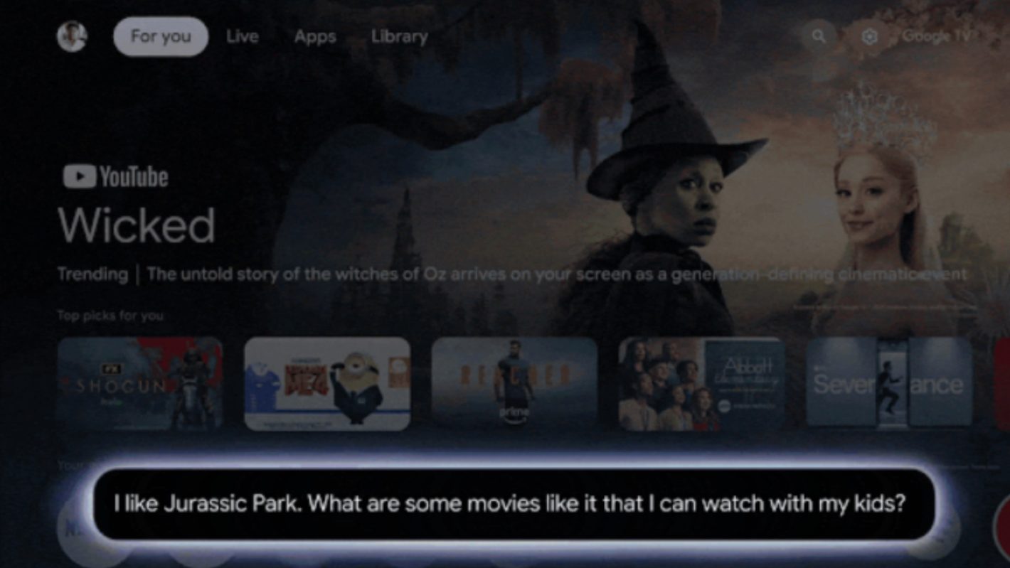 Gemini in Google TV