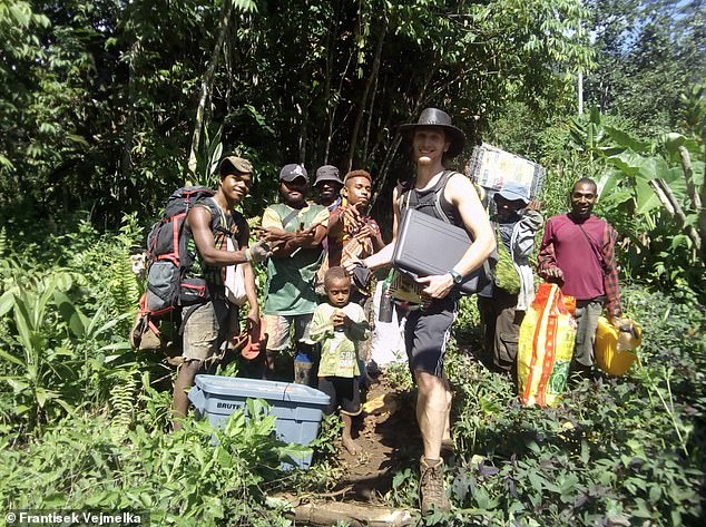 During his six-month expedition at Mount Wilhelm, František Vejmělka worked closely with local tribes while surveying the natural diversity