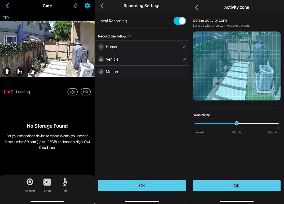 Night Owl Protect app