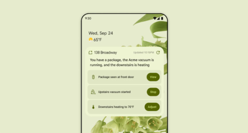 Home Summary Widget Home Summary Widget