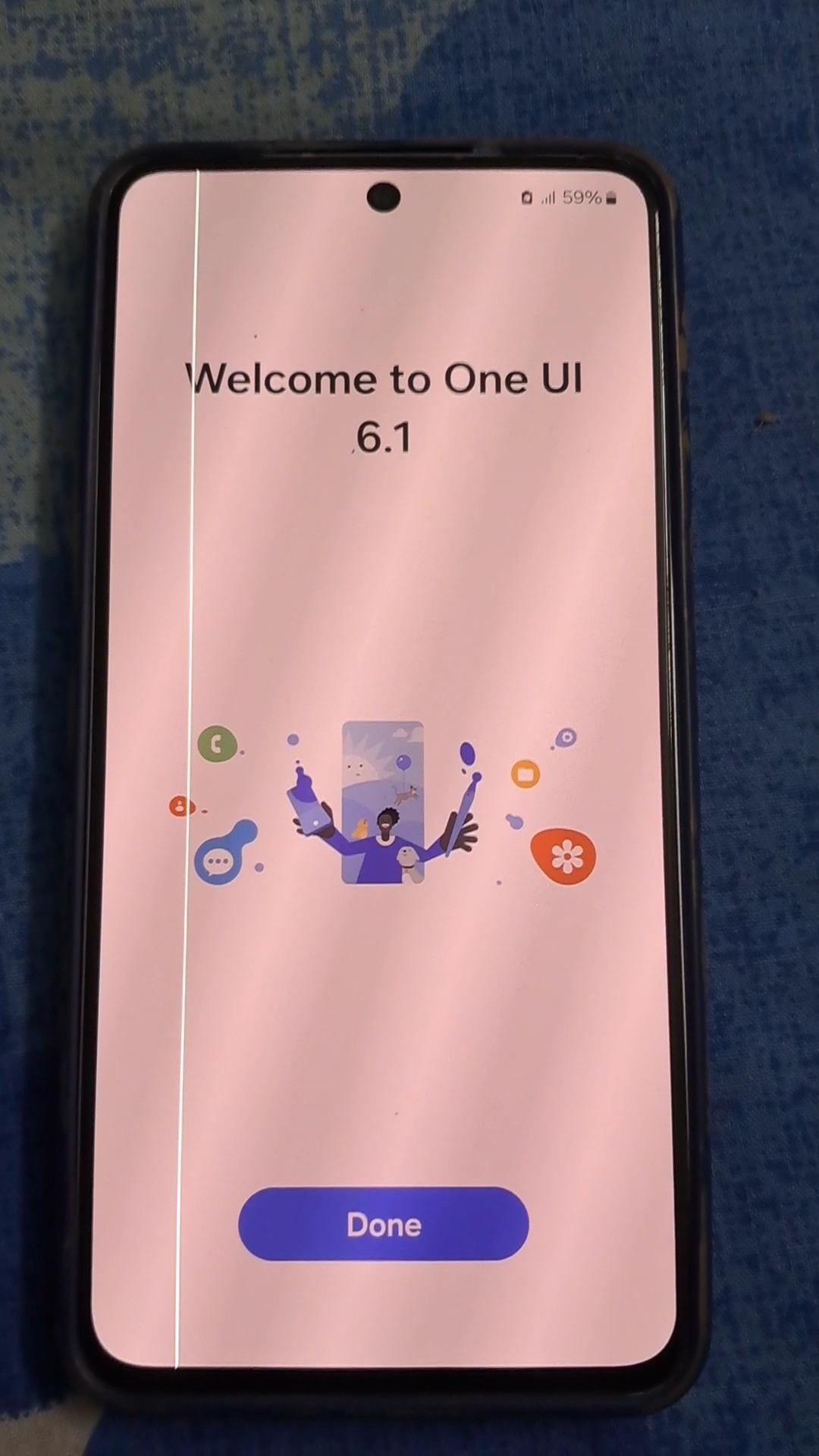 Galaxy S21 FE Green line issue After update