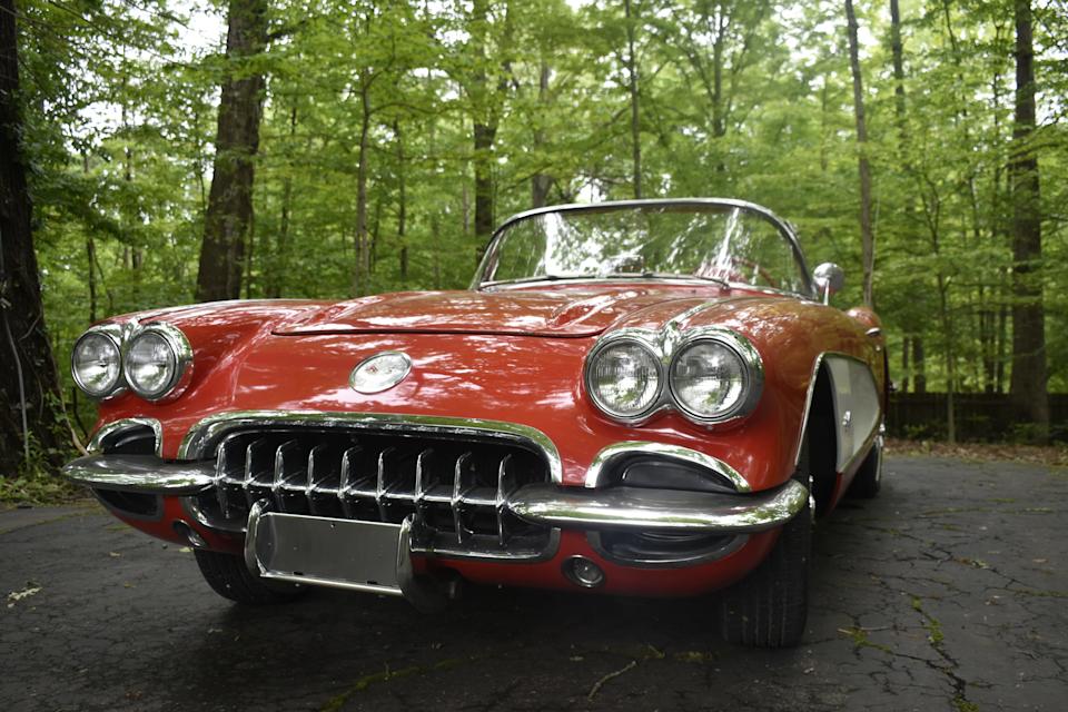 The 1959 Corvette once owned by former Clark County Sheriff Jamey Noel.