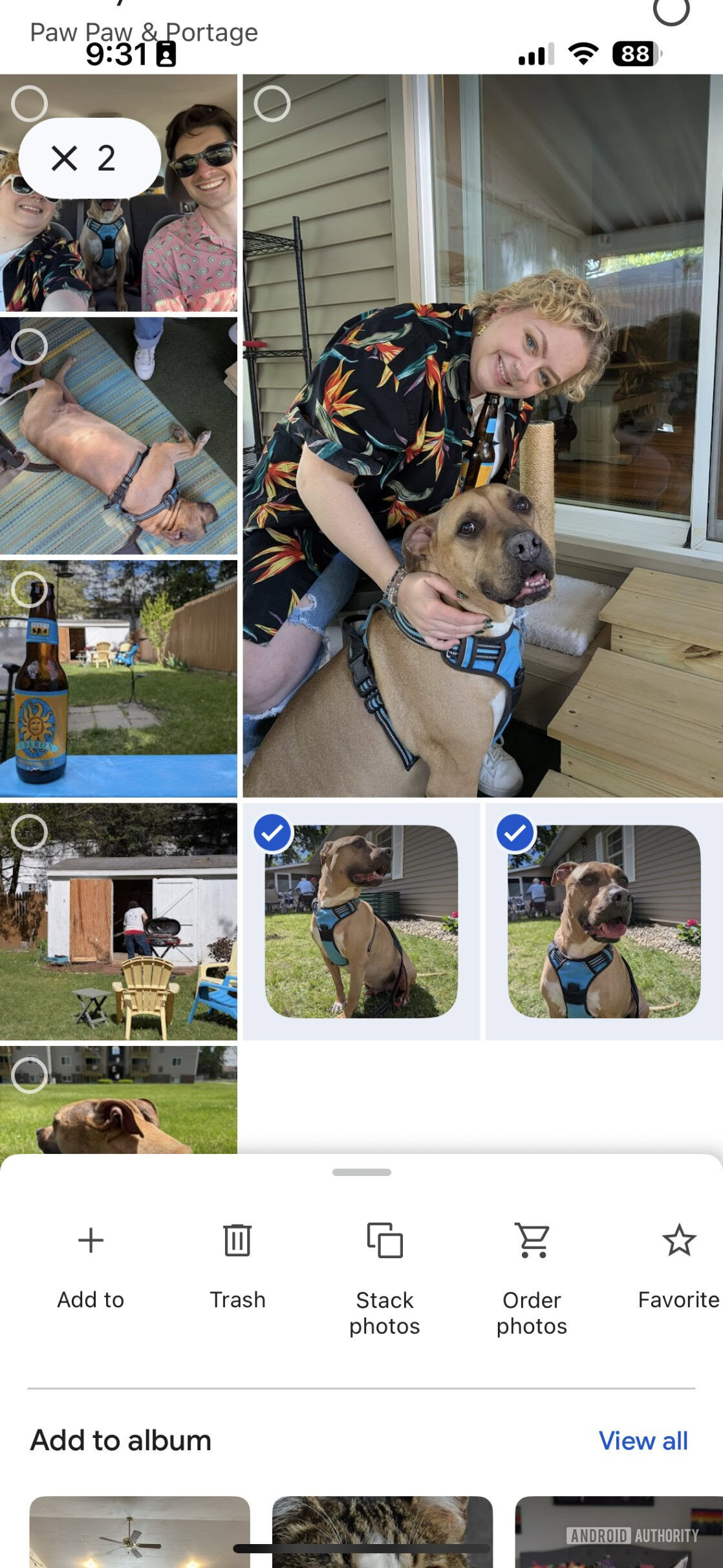photos stacks ios