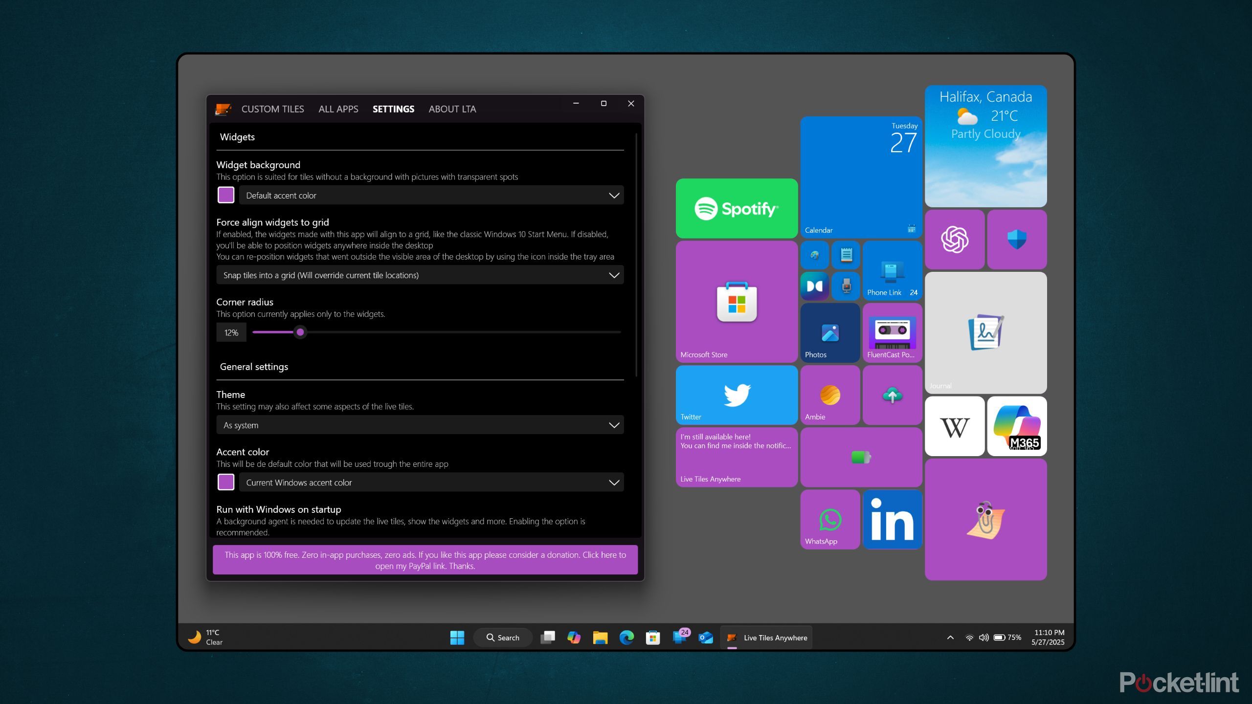 Live Tile Anywhere screenshot