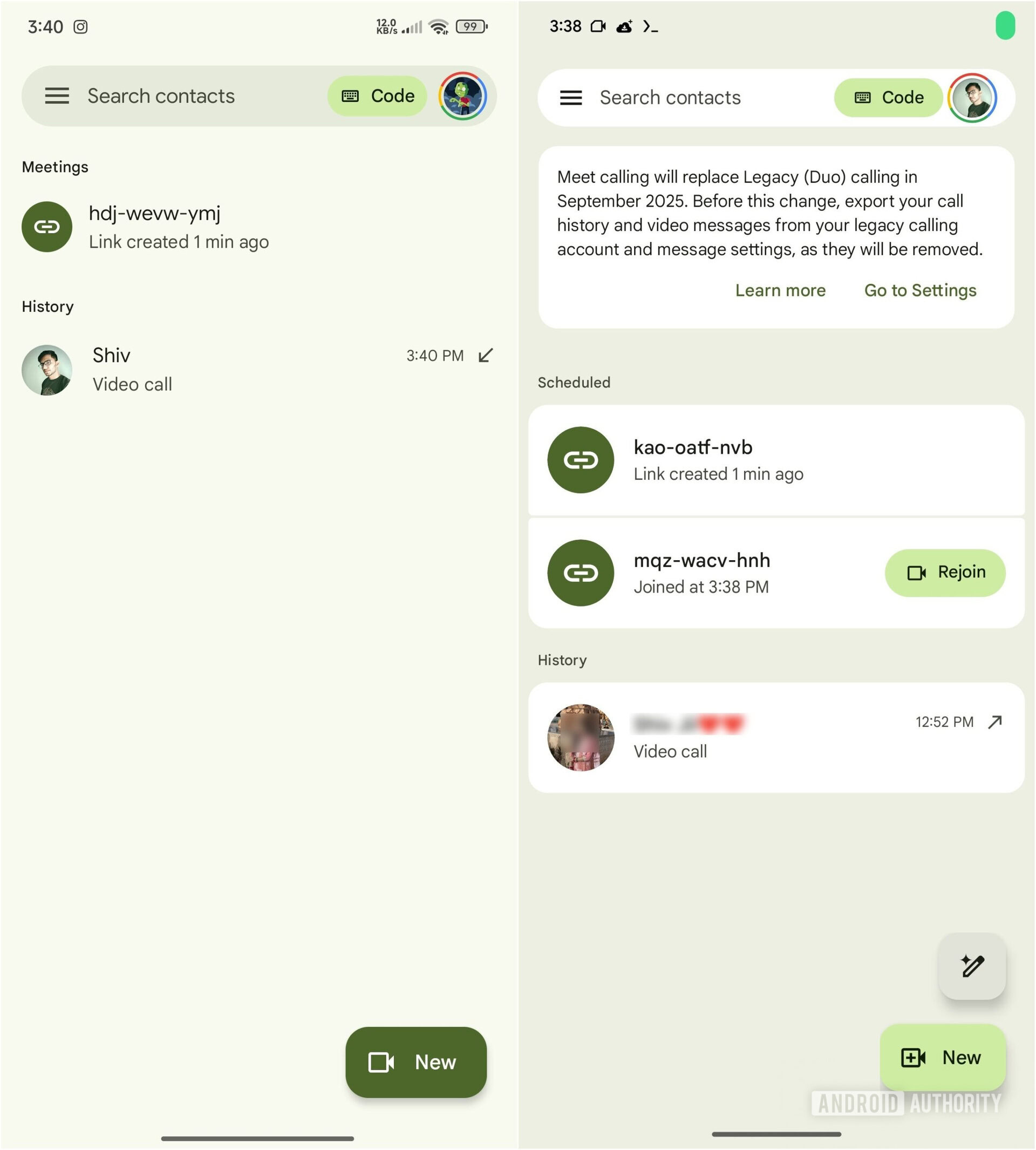 google meet expressive UI 1