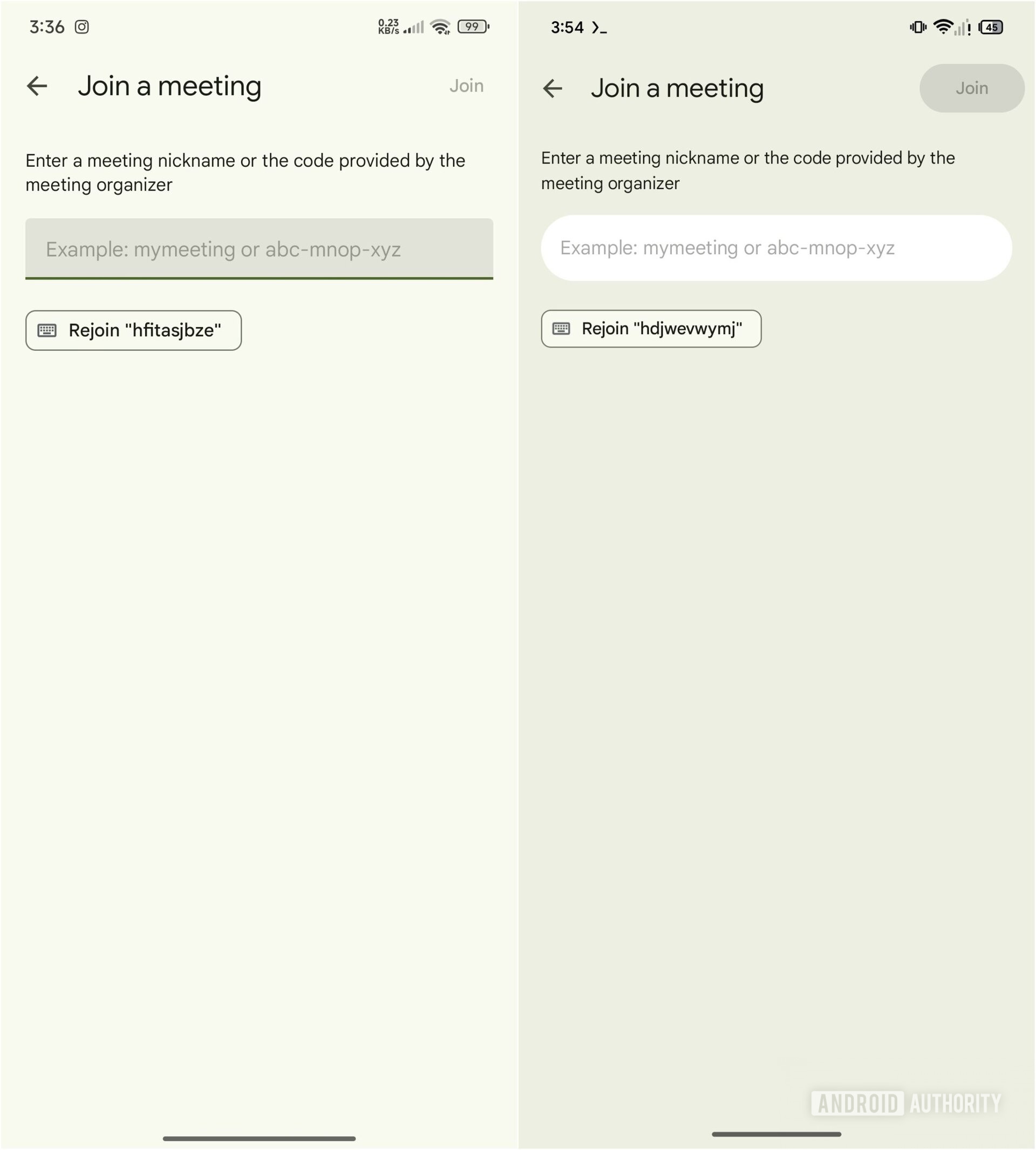 google meet expressive UI 2