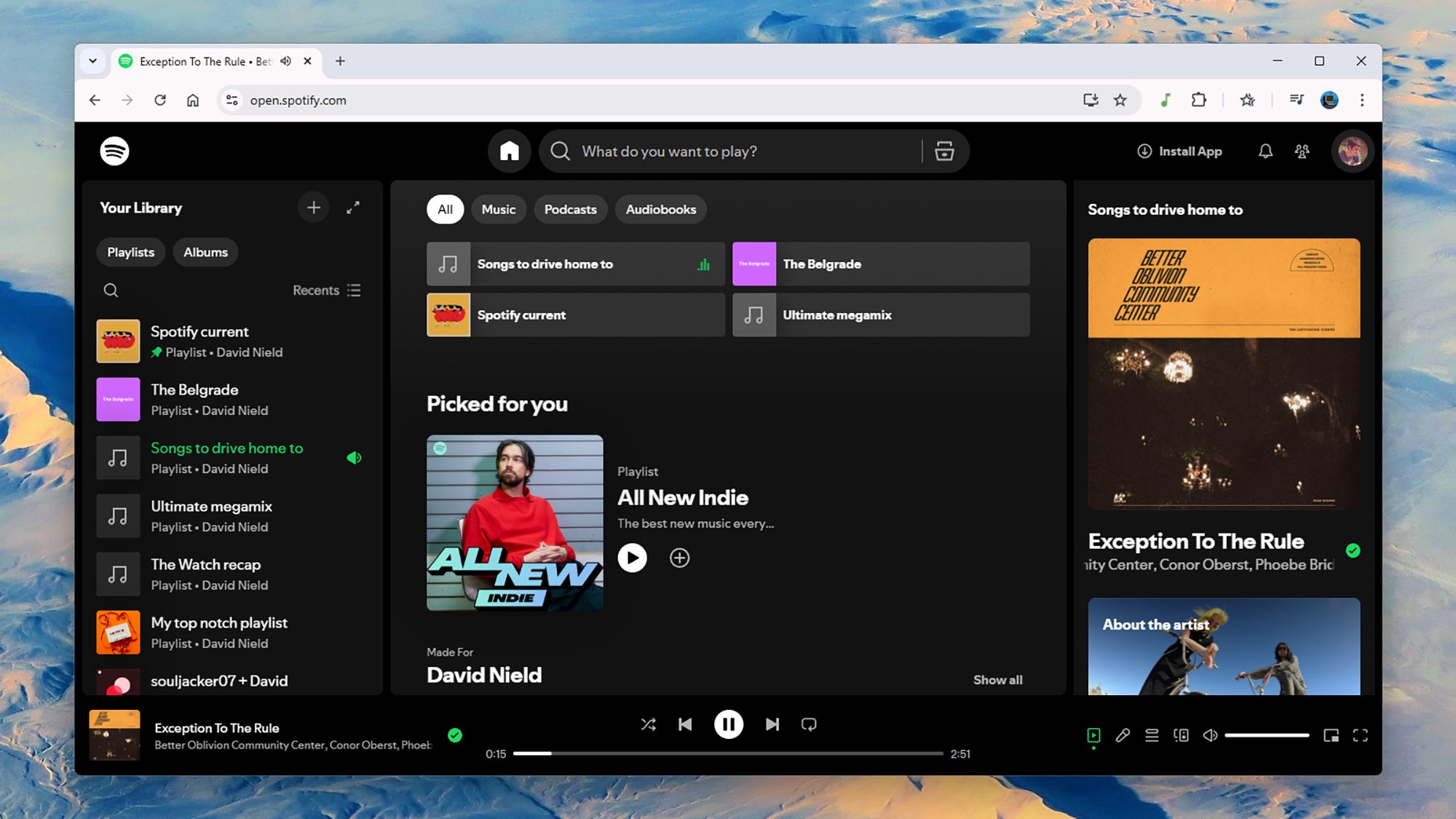 Spotify app