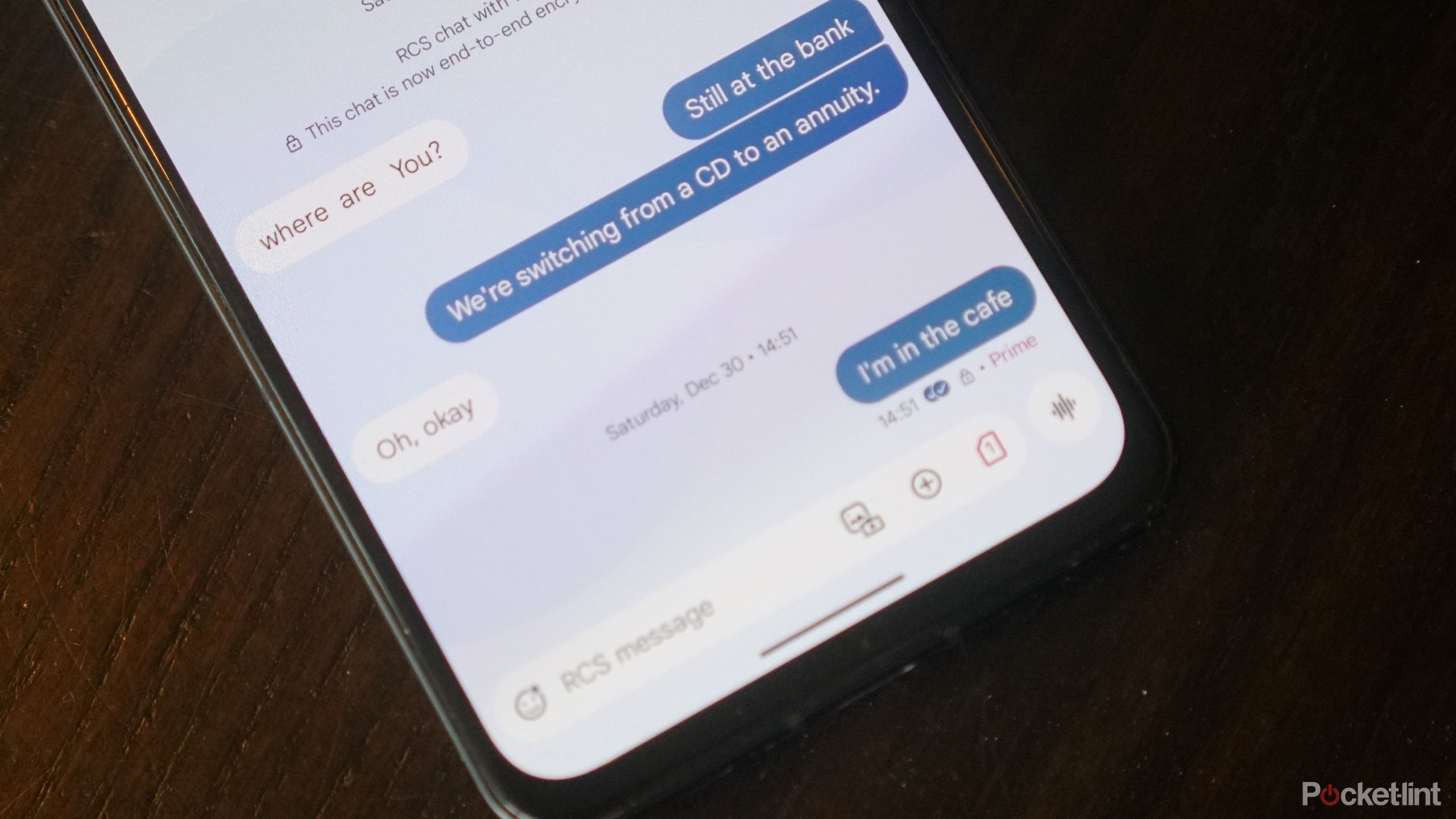 RCS on an Android phone