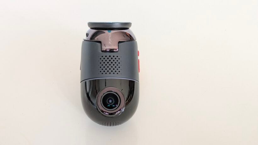 Photo of the dash cam against a white background