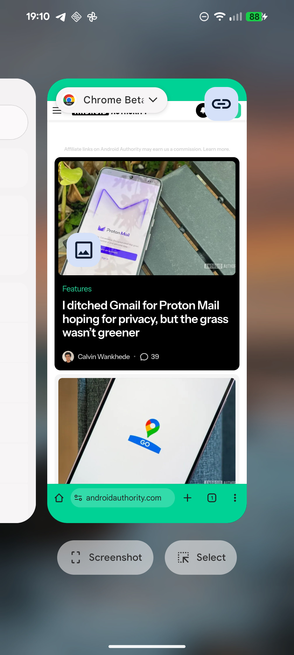 New recents menu UI in Android 16 QPR1