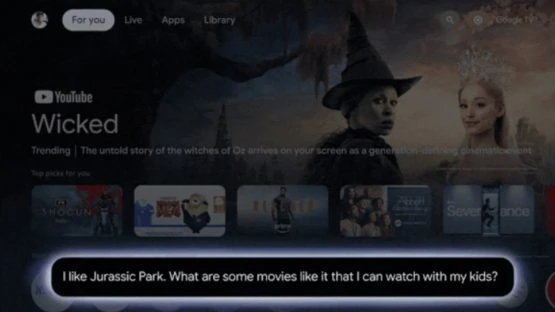 Gemini in Google TV