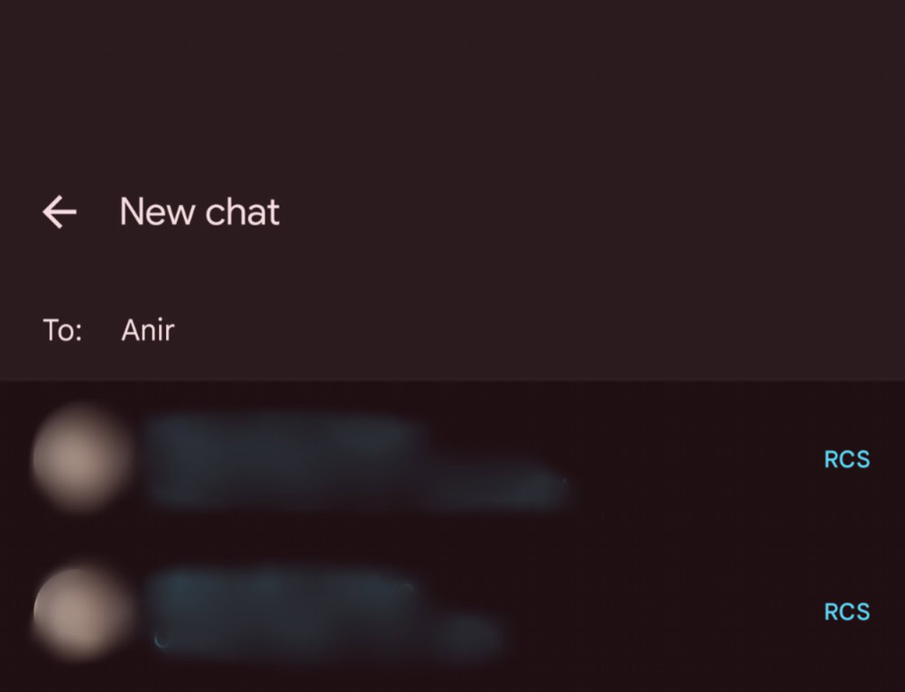 Google Messages RCS label Redditor aniruddhdodiya