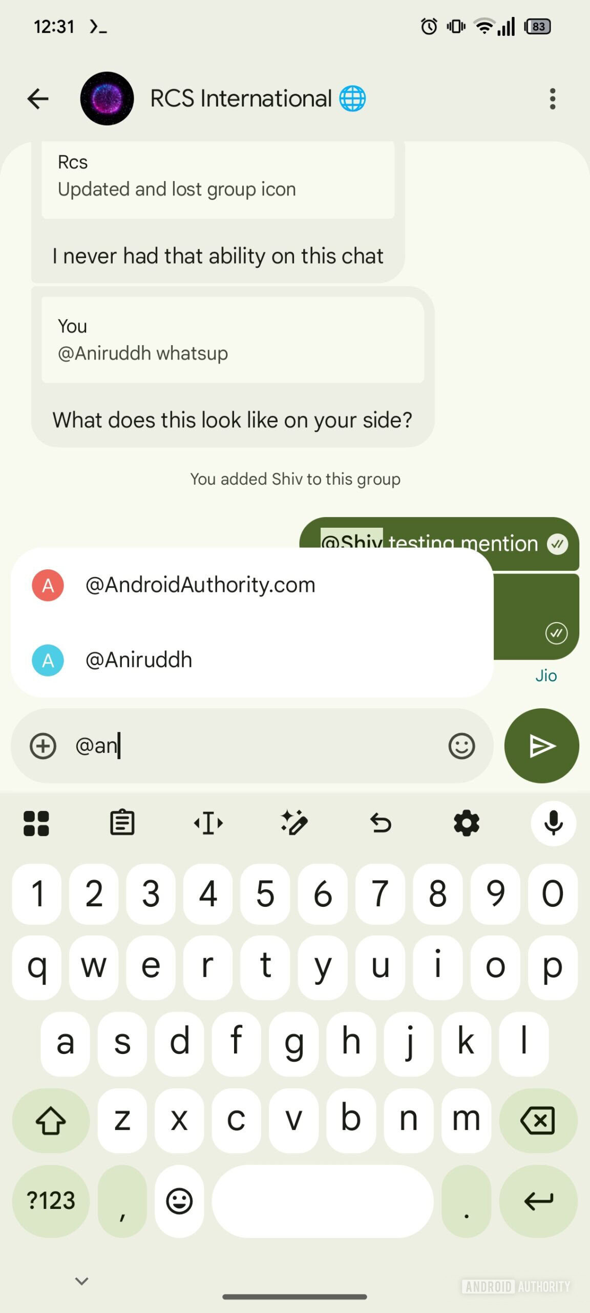 Google Messages mentions (3)