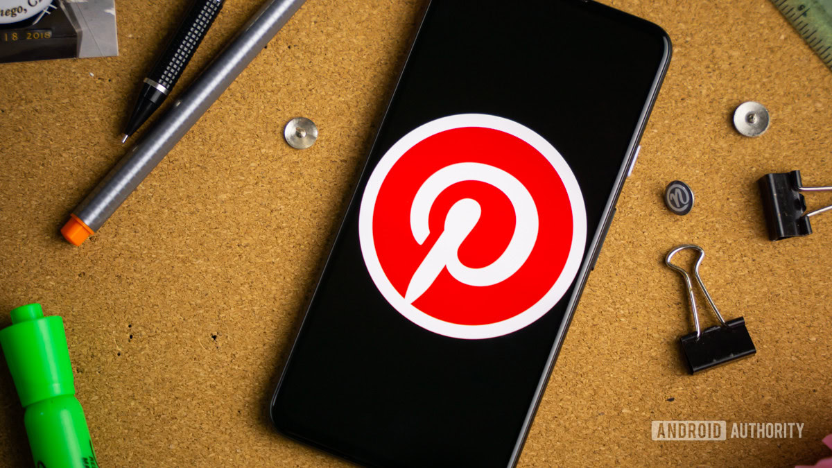 Pinterest on Android phone stock photo 1 Pinterest on Android phone stock photo 1