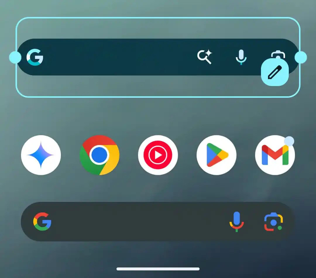 old google search bar