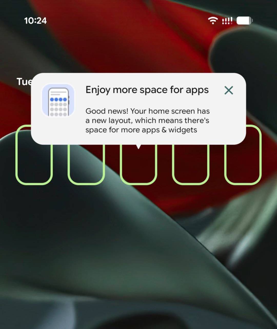 Android 16 QPR 1 Beta 1 smaller At a Glance widget Android 16 QPR 1 Beta 1 smaller At a Glance widget