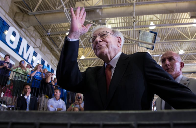 Warren Buffett, the head of Berkshire Hathaway. Photograph: Ruth Fremson/The New York Times
