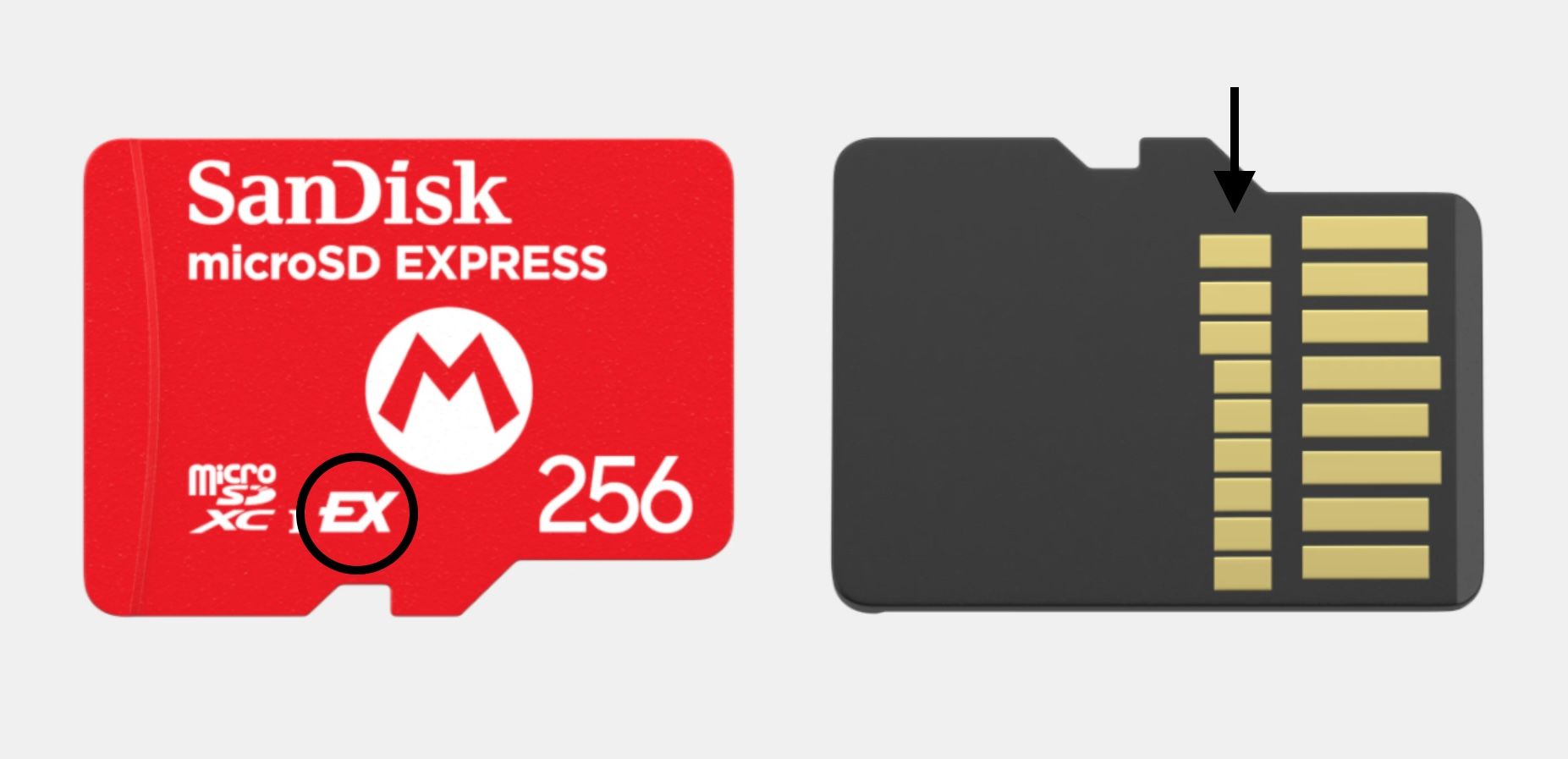 Nintendo-branded microSD Express from SanDisk.
