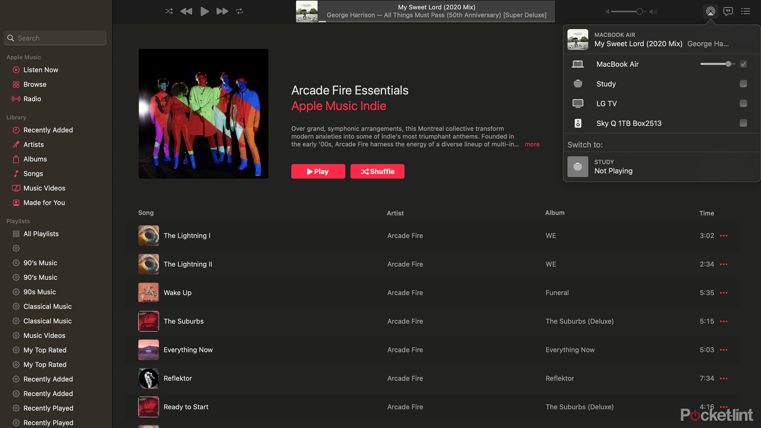 airplay apple music from mac