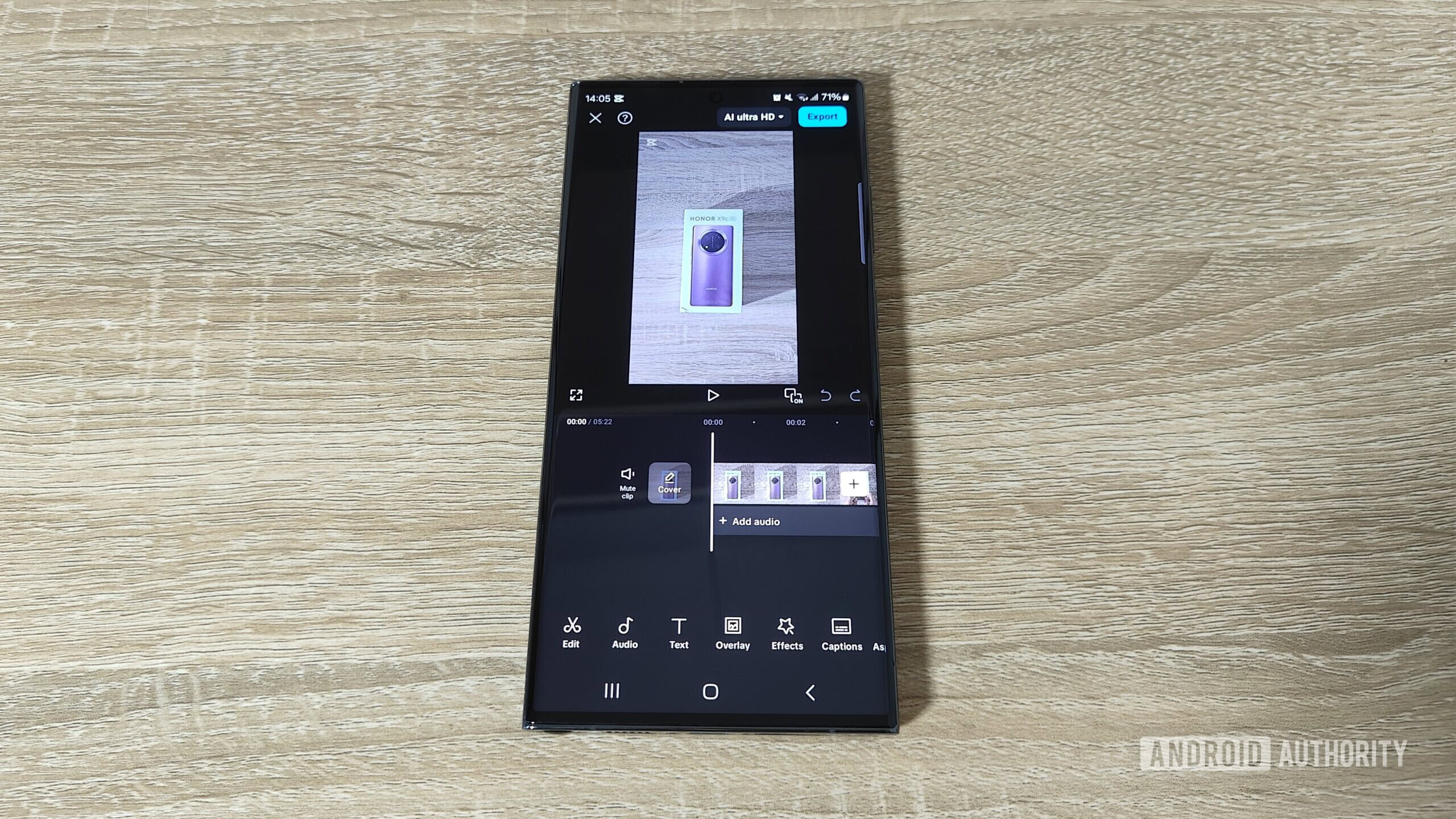 the capcut app on a smartphone the capcut app on a smartphone