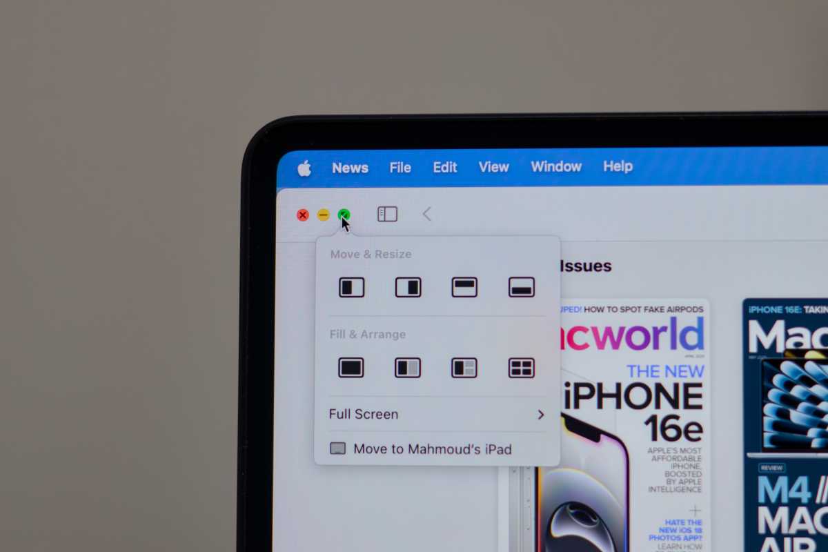 Window management on macOS