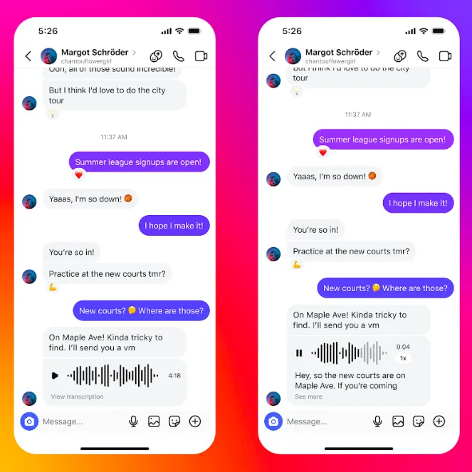 Instagram DM update