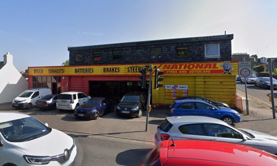 National Tyres and Autocare garage.