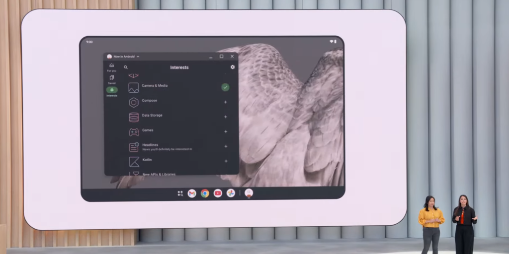 Android 16 dektop mode