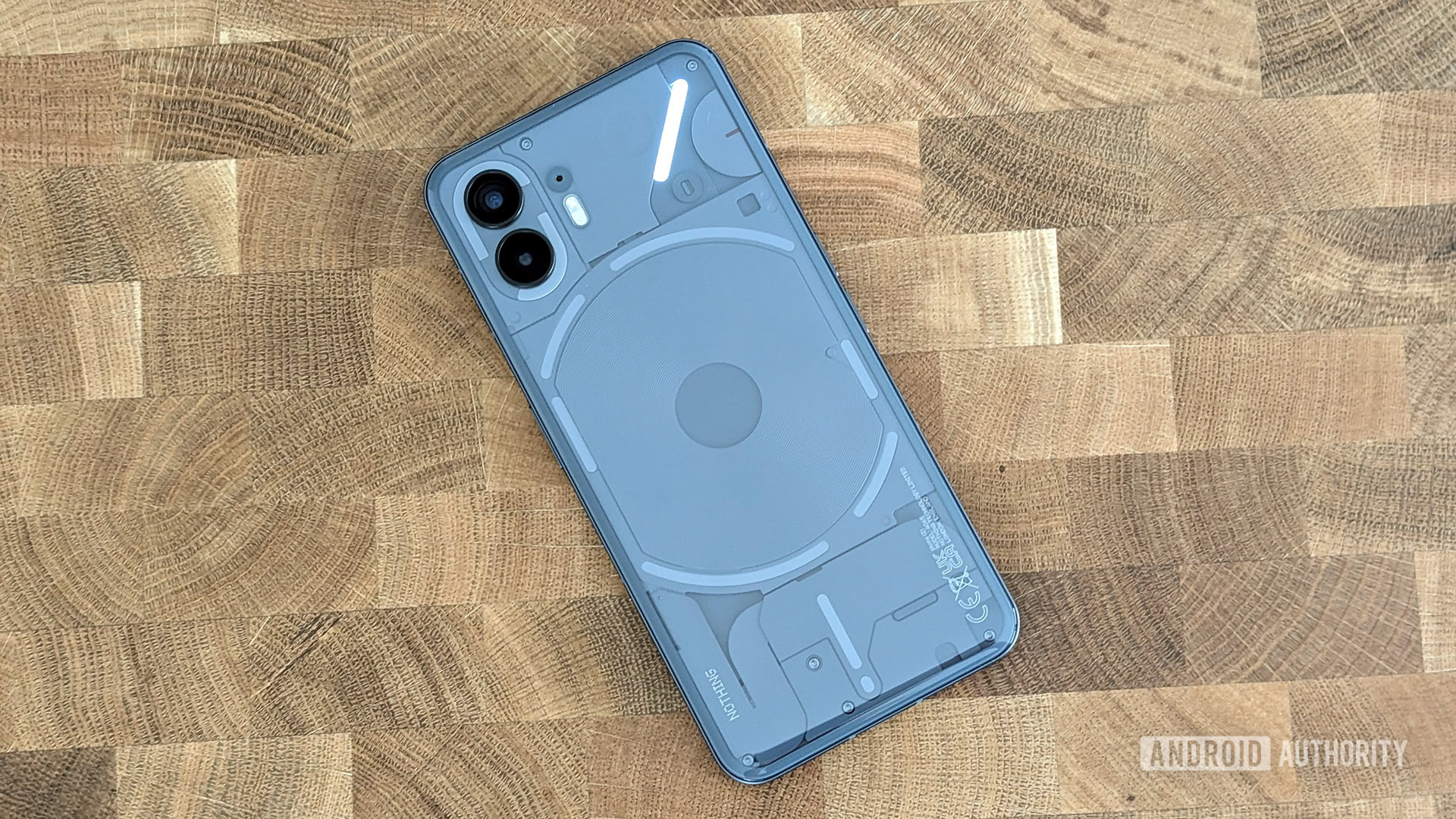 Nothing Phone 2 Essential Glyph Light On Nothing Phone 2 Essential Glyph Light On