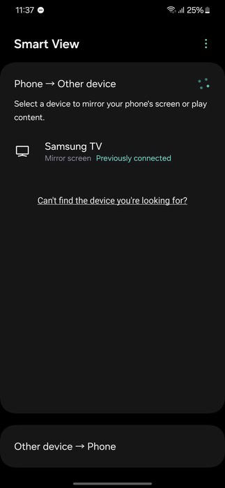 one ui 6 screen mirroring 1