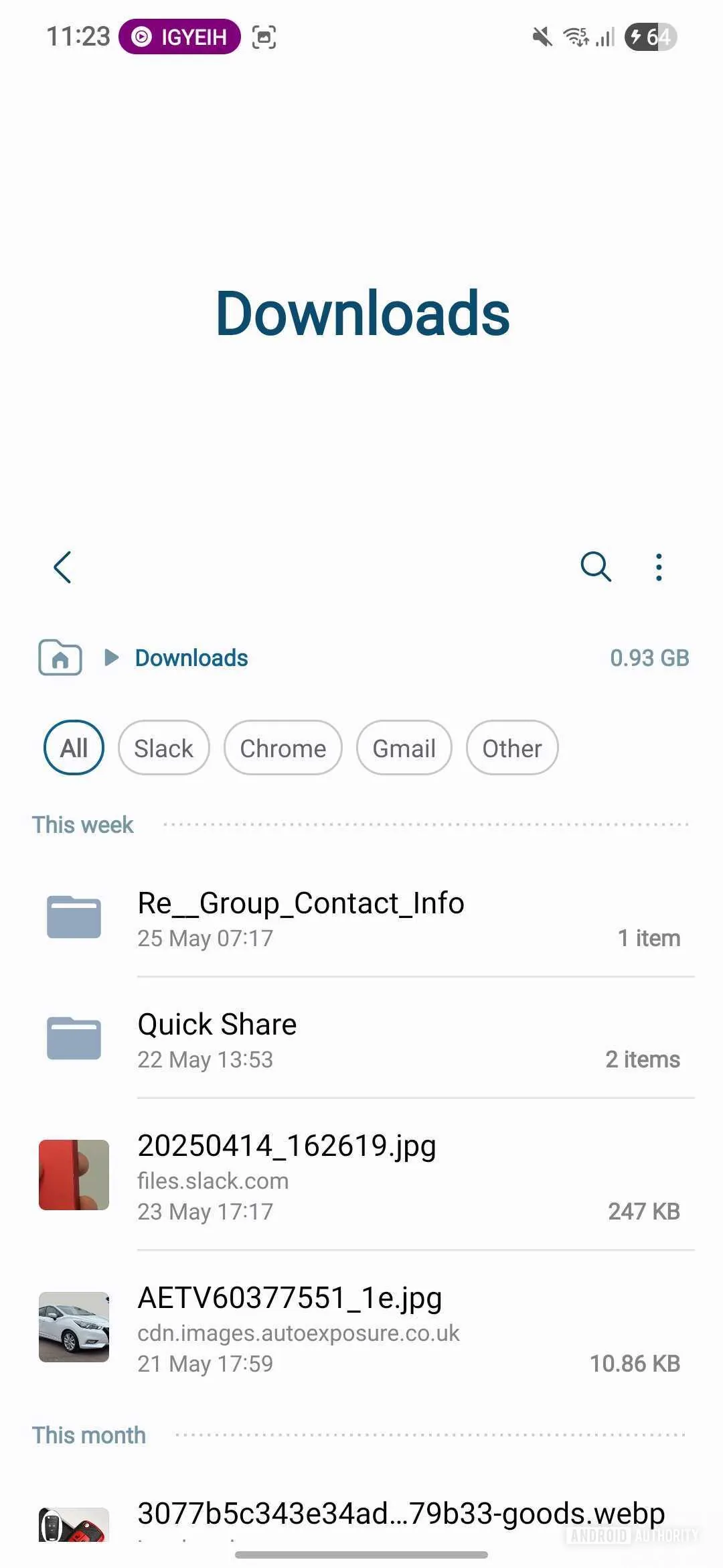 one uı 8 beta my file filter feature test image