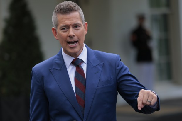 Transportation Secretary Sean Duffy (Photo by Anna Moneymaker/Getty Images, File)