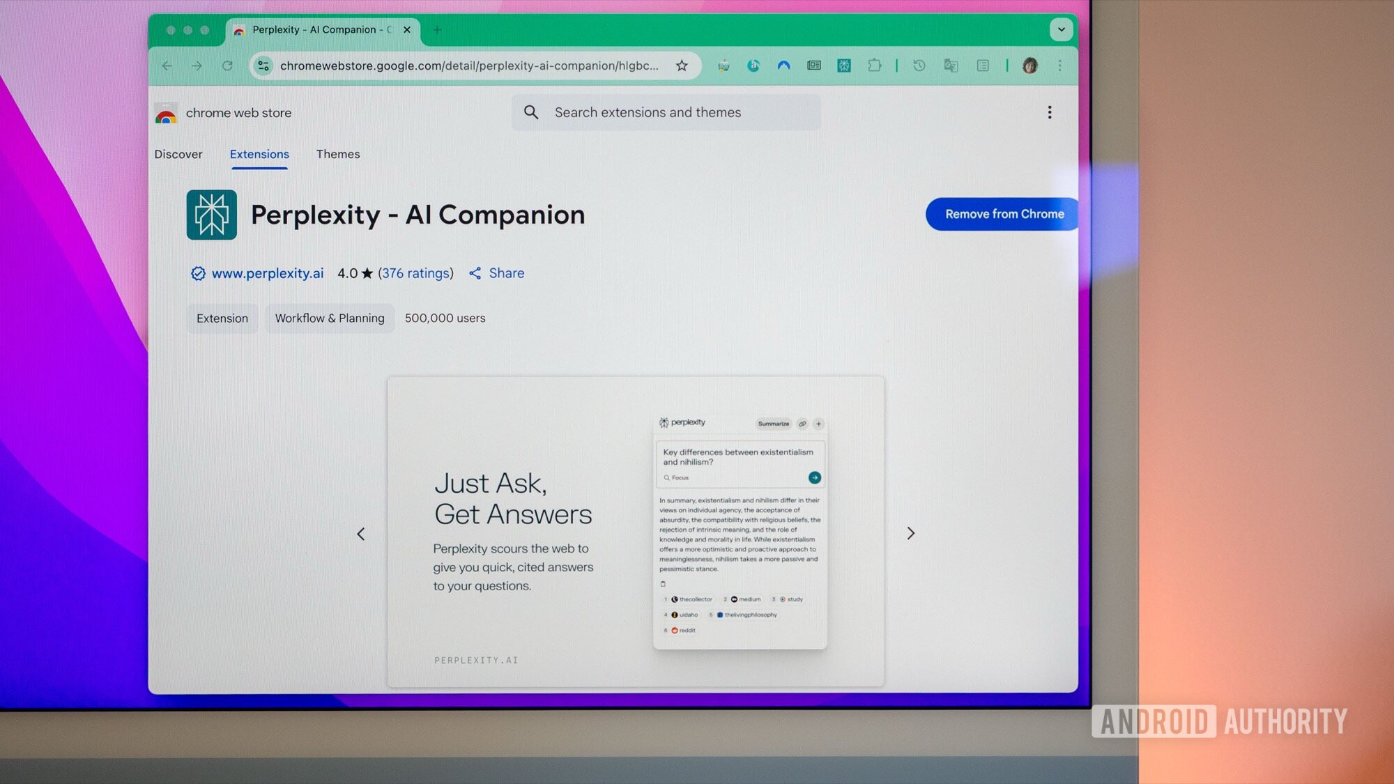 perplexity chrome extension perplexity chrome extension