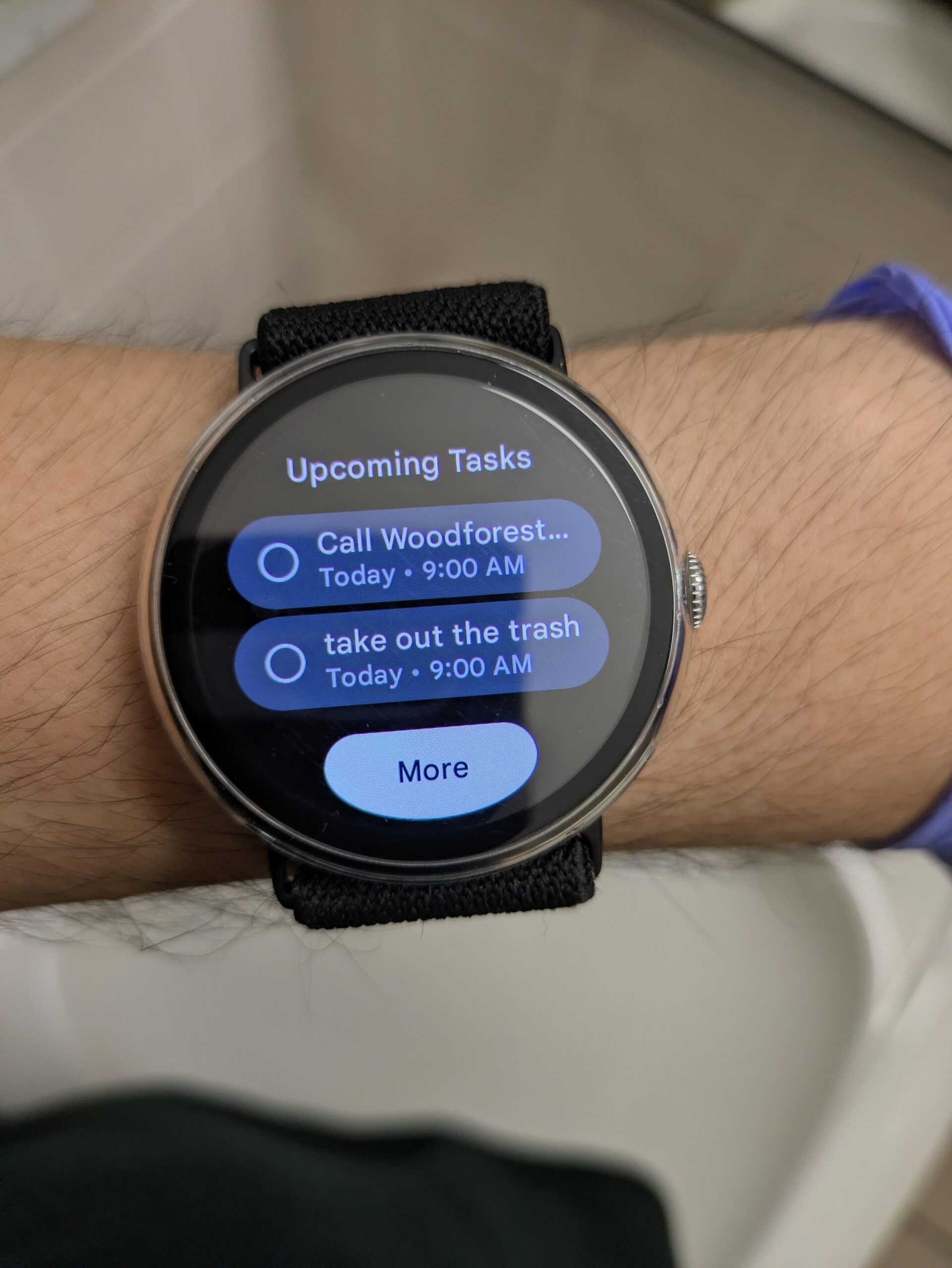 Google Calendar Wear OS Material 3 Expressive 1