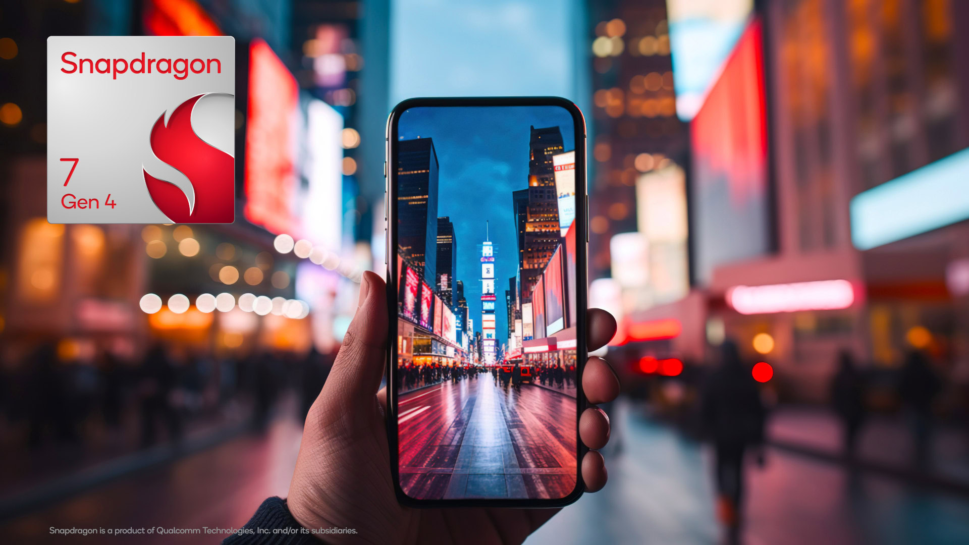 Snapdragon 7 Gen 4 phone A Snapdragon 7 Gen 4 phone.